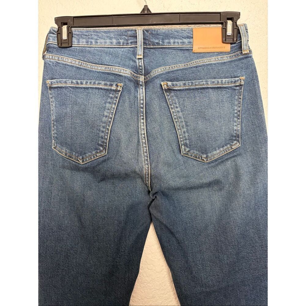 Citizens of Humanity Charlotte High Rise Straight Leg Jeans in Delphi Wash Size - Picture 7 of 12